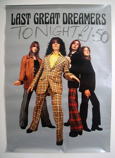 Last Great Dreamers gig poster